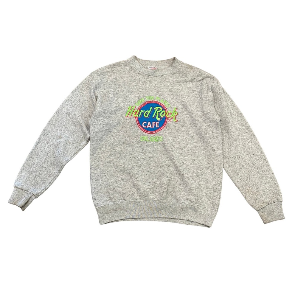 Vintage 90s Hard Rock Cafe Orlando Save the Planet Sweatshirt Men's L